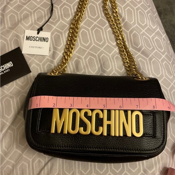 Moschino Black and Gold Women's Bag - Picture 6 of 11